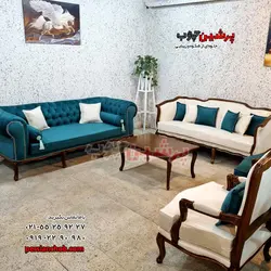 ست مبل و میز ناهار خوری فرانسوی