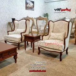 ست مبل و میز ناهار خوری فرانسوی