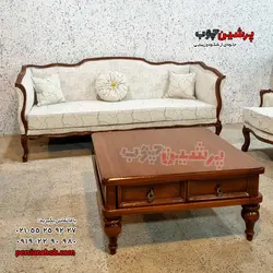 ست مبل و میز ناهار خوری فرانسوی