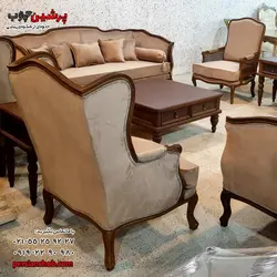 ست مبل و میز ناهار خوری فرانسوی
