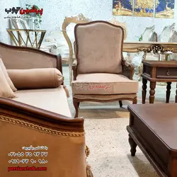 ست مبل و میز ناهار خوری فرانسوی