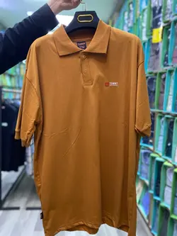 تی شرت مردانه آستین کوتاه یقه دار پنبه