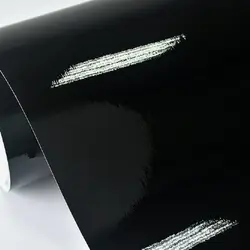 برچسب کابینت طرح ساده مشکی براق کد 6011