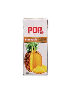 آبمیوه 200cc آناناس پاپ-بسته36 عددی