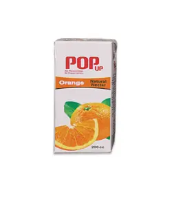 آبمیوه 200cc پرتقال پاپ-بسته36 عددی