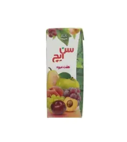 آبمیوه 200cc سن ایچ با طعم هفت میوه - بسته 36 عددی