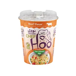 نودل لیوانی با طعم گوشت شفت هو-بسته 12عددی - عمده فروشی مواد غذایی