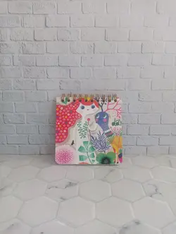دفترچه 10×10 طرح دار فانتزی طرح کاکتوس