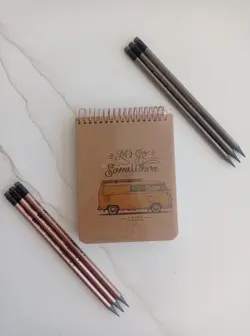 دفترچه یادداشت سیمی کرافت سویل 100 برگ طرح خودرو