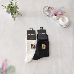 جوراب مردانه طرح حروف