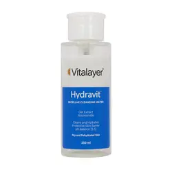 محلول پاک کننده آرایش هیدراویت Hydravit Micellar Cleansing Water Vitalayer