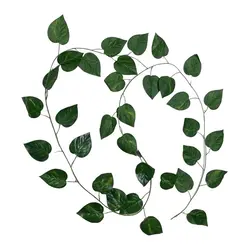 گل مصنوعی مدل ریسه برگ طرح پتوس 36 برگ