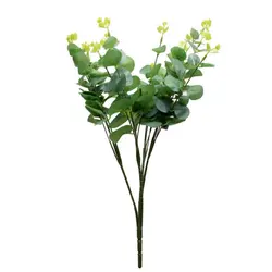 گل مصنوعی مدل بوته برگ اکالیپتوس