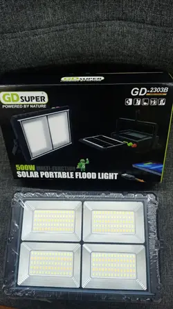 پروژکتور خورشیدی سولار قابل حمل کمپینگ مدل GD-2303A