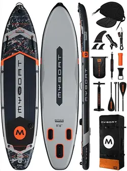 پدل برد Bass Hunter Grey pro  برند MY BOAT
