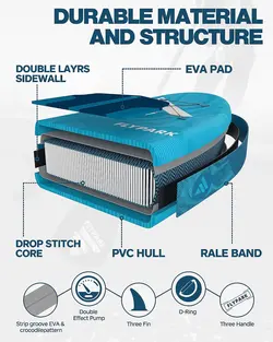 پدل برد FLYPARK  مدل Ice Fog Blue
