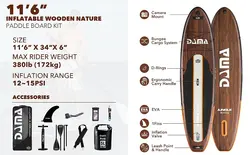 پدل برد DAMA مدل WOOD