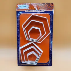 کاتر شش ضلعی ۶ عددی