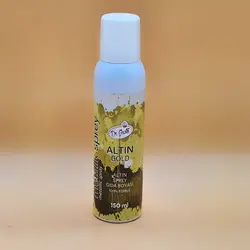اسپری رنگ خوراکی رنگ طلائی