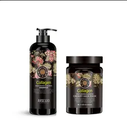 پک شامپو+ماسک مو نچرال اسپا CPS مدل COLLAGEN کلاژن بدون سولفات حجم900میلی لیتر اصل برزیل تاریخ انقضا طولانی