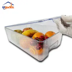 باکس نظم دهنده شفاف هیوا درب دار بزرگ