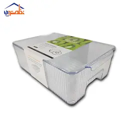 باکس نظم دهنده شفاف هیوا درب دار بزرگ