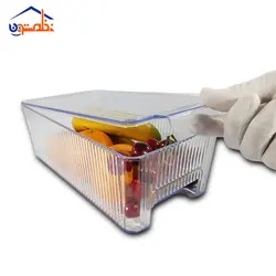 باکس نظم دهنده شفاف هیوا درب دار متوسط