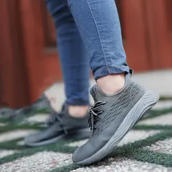 کتانی اسپرت زنانه و مردانه مدل یزی |رنگ طوسی |سایز 37-40|قابل شستشو |تنفسی - آمیتیس/ فروشگاه اینترنتی آمیتیس