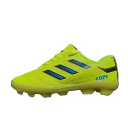 کتونی ورزشی استوک دار پسرانه مدل ادیداس (adidas)| سایز30-34| رنگ سبز | فوتبال چمنی| دوردوخت - آمیتیس/ فروشگاه اینترنتی آمیتیس