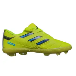 کتونی ورزشی استوک دار پسرانه مدل ادیداس (adidas)| سایز30-34| رنگ سبز | فوتبال چمنی| دوردوخت - آمیتیس/ فروشگاه اینترنتی آمیتیس