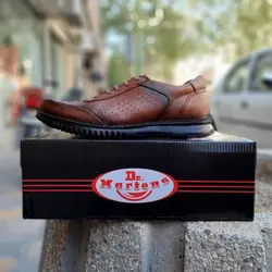 کفش تمام چرم طبیعی مردانه طبی برند دکتر مارتین (dr martens)| رنگ عسلی| 6 ماه ضمانت| بندی| سایز40-45 - آمیتیس/ فروشگاه اینترنتی آمیتیس