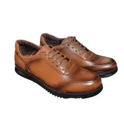 کفش تمام چرم طبیعی مردانه طبی برند دکتر مارتین (dr martens)| رنگ عسلی| 6 ماه ضمانت| بندی| سایز40-45 - آمیتیس/ فروشگاه اینترنتی آمیتیس