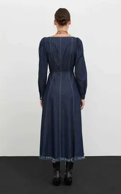 پیراهن بلند زنانه ROMAN کد K2411007 - کی شاپ (کهن شاپ سابق)