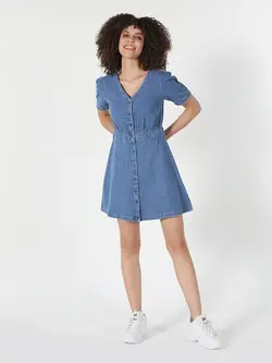 پیراهن جین زنانه Colins کد CL1059502 - کی شاپ (کهن شاپ سابق)