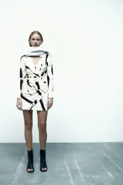 پیراهن زنانه ZARA کد 3152306 - کی شاپ (کهن شاپ سابق)