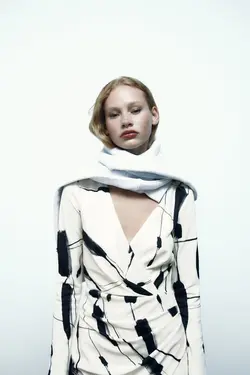 پیراهن زنانه ZARA کد 3152306 - کی شاپ (کهن شاپ سابق)