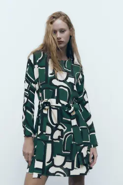 پیراهن زنانه ZARA کد 3198262 - کی شاپ (کهن شاپ سابق)