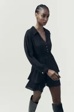 پیراهن زنانه ZARA کد 2354925 - کی شاپ (کهن شاپ سابق)