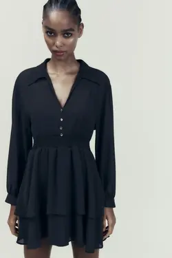 پیراهن زنانه ZARA کد 2354925 - کی شاپ (کهن شاپ سابق)