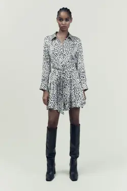 پیراهن زنانه ZARA کد 2278806 - کی شاپ (کهن شاپ سابق)