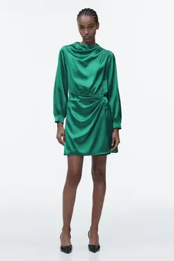 پیراهن زنانه ZARA کد 2124845 - کی شاپ (کهن شاپ سابق)