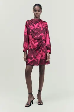 پیراهن زنانه ZARA کد 2124747 - کی شاپ (کهن شاپ سابق)