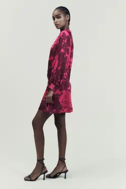 پیراهن زنانه ZARA کد 2124747 - کی شاپ (کهن شاپ سابق)