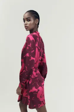 پیراهن زنانه ZARA کد 2124747 - کی شاپ (کهن شاپ سابق)