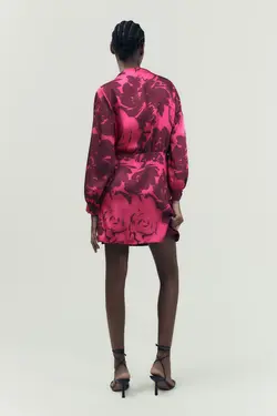 پیراهن زنانه ZARA کد 2124747 - کی شاپ (کهن شاپ سابق)