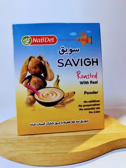 سویق سه غله همراه با موز خشک  آسیاب شده