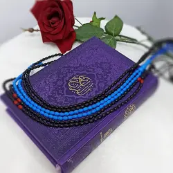 تسبیح پلاستیکی گندمی ریز مات 101 دانه