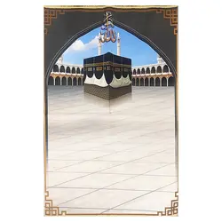 سجاده مدل مخمل طرح کعبه 110.70s -14235515