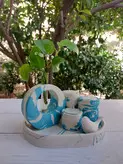 اکسسوری سنگ مصنوعی مدل ست فانتزی رومیزی کد 041