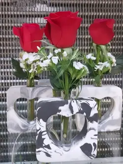 اکسسوری سنگ مصنوعی مدل گلجا قلب کوچک